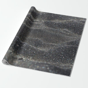 Papel De Presente Sensação de desfoque preto e macro