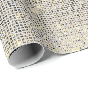 Papel De Presente Sequência de Cinzas Urbanas Shimmering Metálico Sp