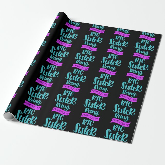 Papel De Presente Ser Promovida a Irmã Mais Velha (Desenrolado)