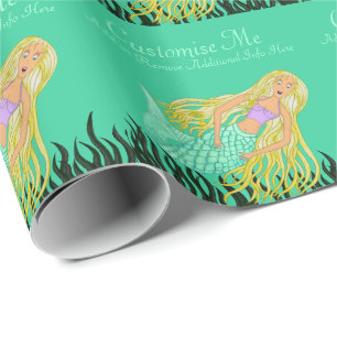 Papel De Presente Sereia