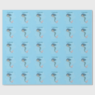 Papel De Presente Sereia Adormecida Thunder_Cove