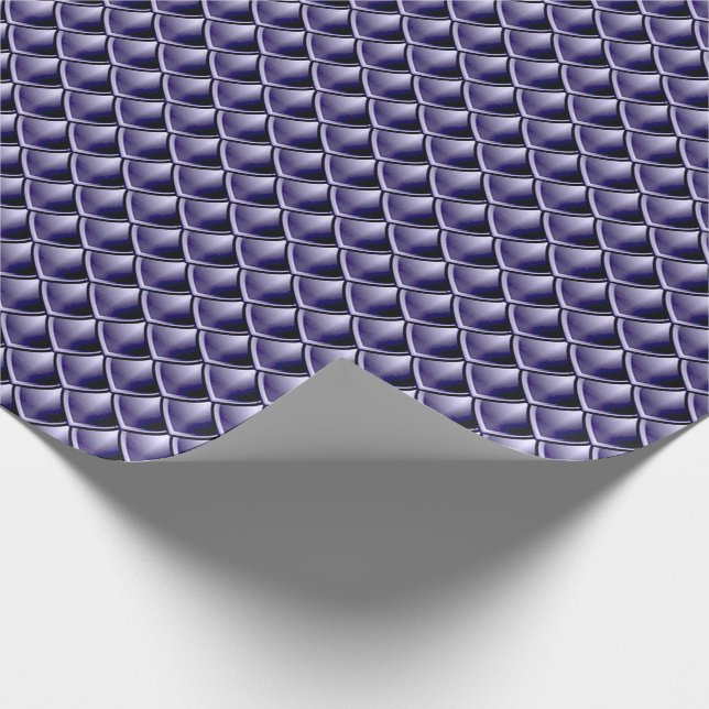 Papel De Presente Sereia Dimensiona Dragão Arsolamento Pele Azul Mar (Ponta)