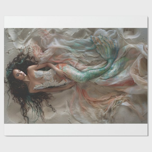 Papel De Presente Sereia Lyfe2 (Aberto)