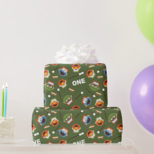 Papel De Presente Sesame Street   Acampar é Mais Divertido Com Amigo