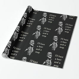 Papel De Presente Sesty Skeleton