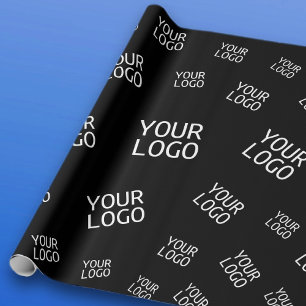 Papel De Presente Seu Design, Foto ou Logotipo Empresarial Aleatoria