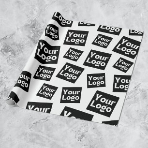 Papel De Presente Seu logotipo de design ou negócios   Colocação ale