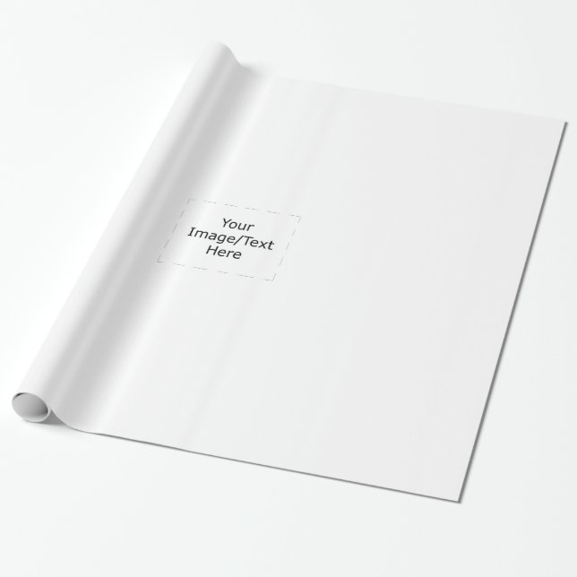 Papel De Presente Seu papel de envolvimento feito sob encomenda (Desenrolado)