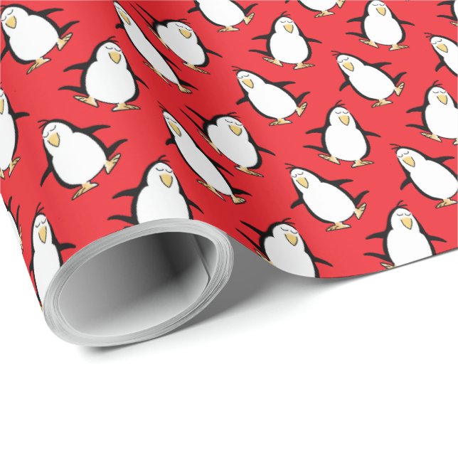 PAPEL DE PRESENTE SEU PENGUIM PERSONALIZADO (Ponta do rolo)