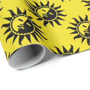 Papel De Presente Seus cor e flashes de Sun