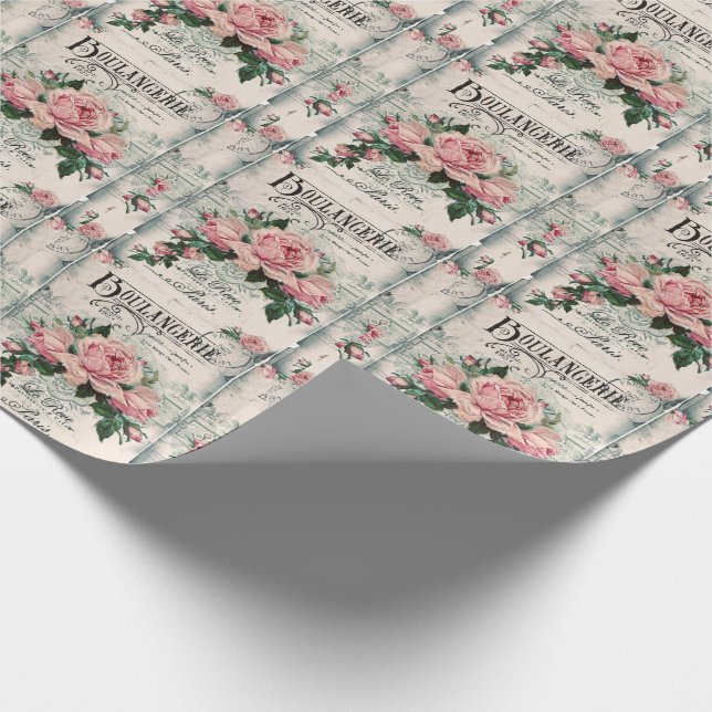 Papel De Presente shabby chic, decoupage, victorian, french chic, pa (Ponta)
