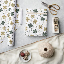 Shamrock Elegante e Ruas Douradas. Dia de Patrick