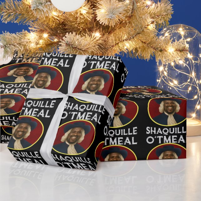 Papel De Presente Shaquille Oatlight Engraçado Meme (Feriados)