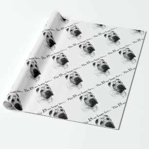Papel De Presente Shar Pei Happy Face Chinês