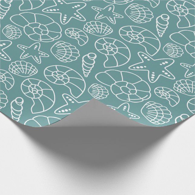 Papel De Presente Shell Christmas (Ponta)