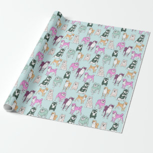 Papel De Presente Shiba Inu
