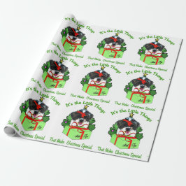Papel De Presente Shih Tzu Christmas