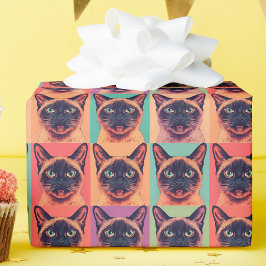 Papel De Presente Siamese cat wrapping paper