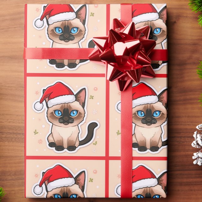 Papel De Presente Siamese cat wrapping paper (Criador carregado)