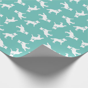 Papel De Presente Siberian Husky Dog Puppy Malamut