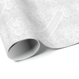 Papel De Presente Silver de Casamento É um Rico de Luxo de Dia Bonit