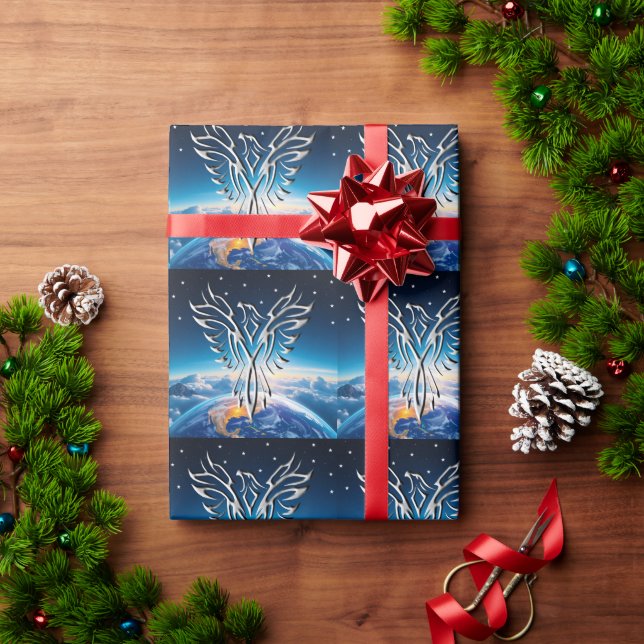 Papel De Presente Silver Eagle Sunrise (Presente de Natal)