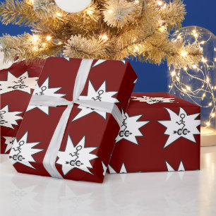 Papel De Presente Símbolo CC entre países executando quebra de prese