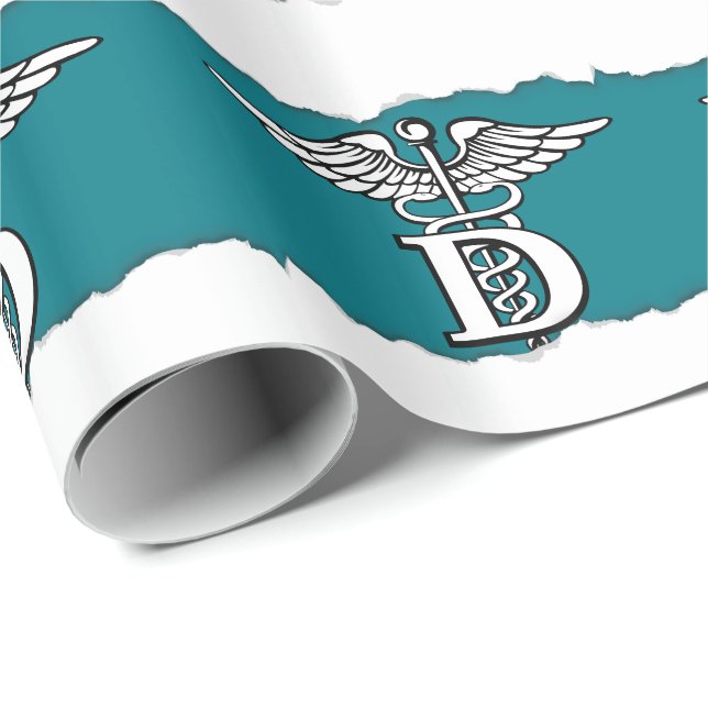 Papel De Presente Símbolo da odontologia (Ponta do rolo)