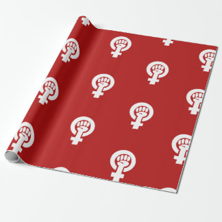 Papel De Presente Símbolo Feminista