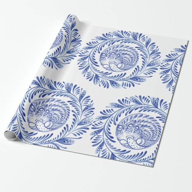 Papel De Presente Símbolo Folk Ucraniano (Desenrolado)