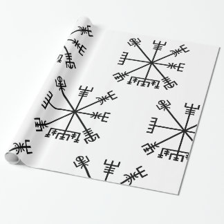 Papel De Presente Símbolo Viking Vegvisir