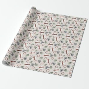 Papel De Presente Símbolos da páscoa cristã