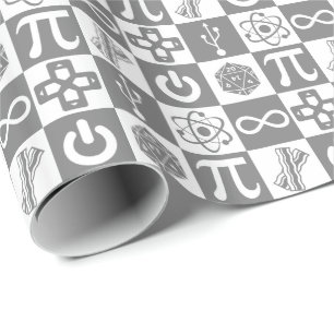 Papel De Presente Símbolos do geek