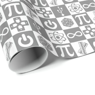 Papel De Presente Símbolos do geek