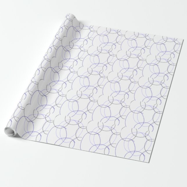 Papel De Presente Simples água verde abstrato adicionar texto de log (Desenrolado)