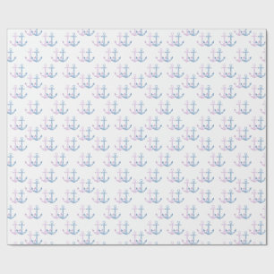 Papel De Presente Simples Anchor Duo!