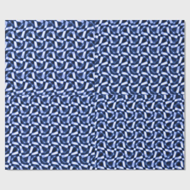 Papel De Presente Simulação de cores de lápis lazúli (Aberto)