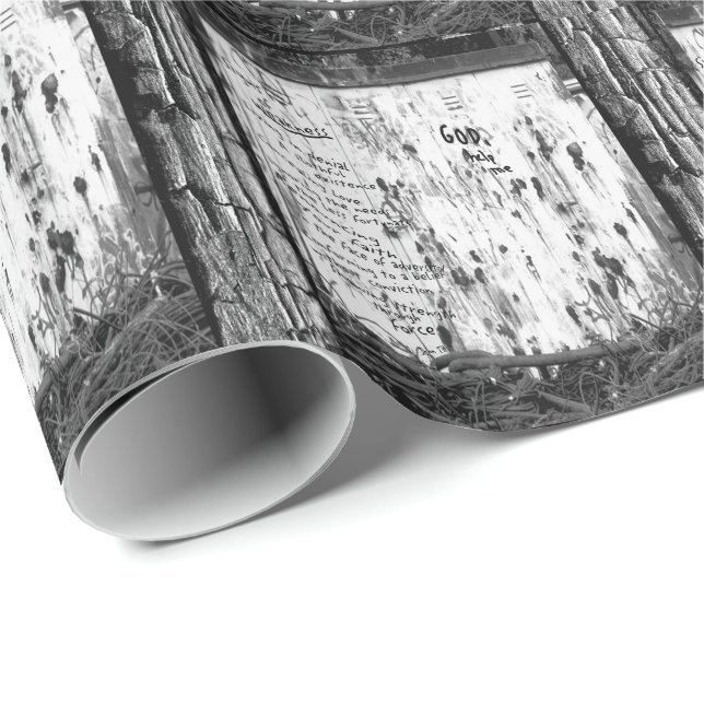 Papel De Presente Sinais da fraqueza (Ponta do rolo)