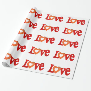 Papel De Presente Sinal de amor
