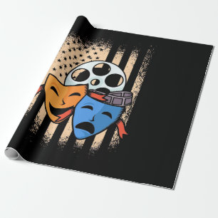 Papel De Presente Sinalizador América do Ator de Teatro