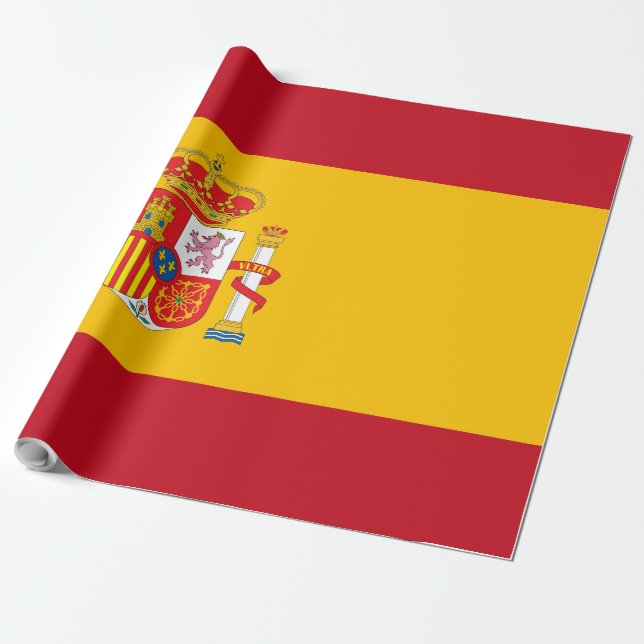Papel De Presente sinalizador de espanha (Desenrolado)