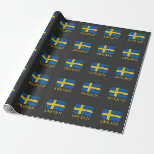 Papel De Presente Sinalizador de suecia