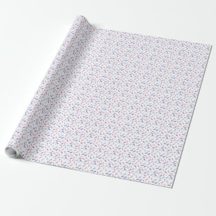 Papel De Presente Sinalizador do Orgulho Bigender do Rainbow Sprinkl