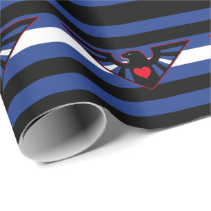 Papel De Presente Sinalizador do Orgulho de Leather Eagle