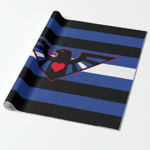 Papel De Presente Sinalizador do Orgulho de Leather Eagle