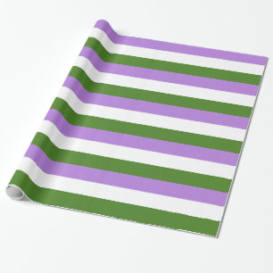 Papel De Presente Sinalizador do Orgulho do Genderqueer
