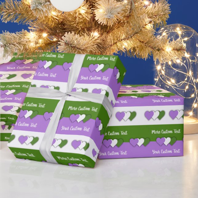 Papel De Presente Sinalizador do orgulho do gênero com papel de empa (Feriados)