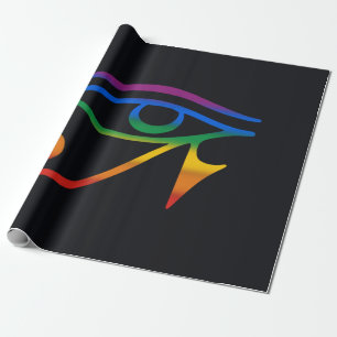 Papel De Presente Sinalizador do Orgulho do Gótico gay
