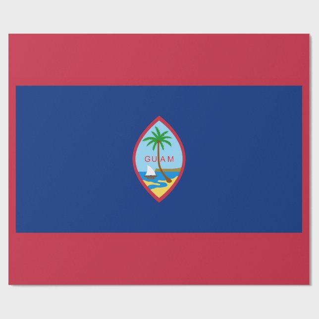 Papel De Presente Sinalizador Guam (Aberto)