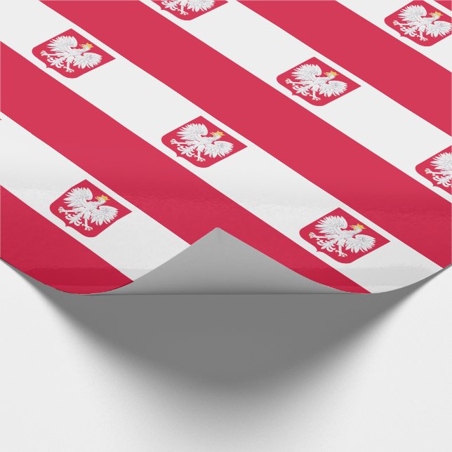 Papel De Presente Sinalizador Polônia (Ponta)